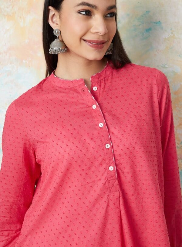 MELANGE Textured Tunic - Image 3