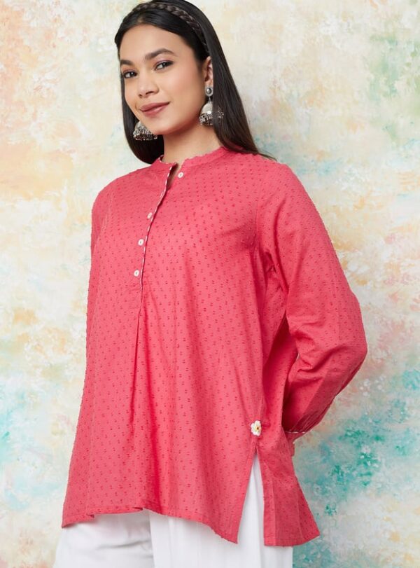 MELANGE Textured Tunic - Image 2