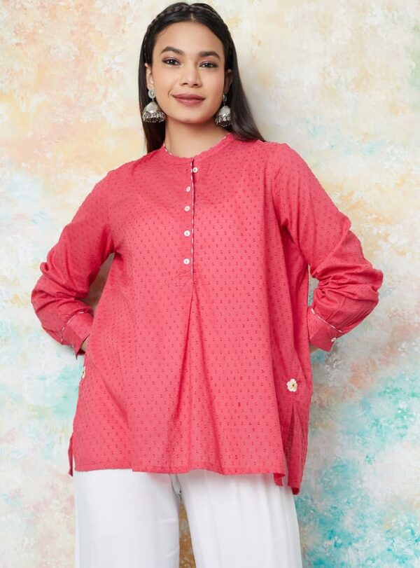 MELANGE Textured Tunic
