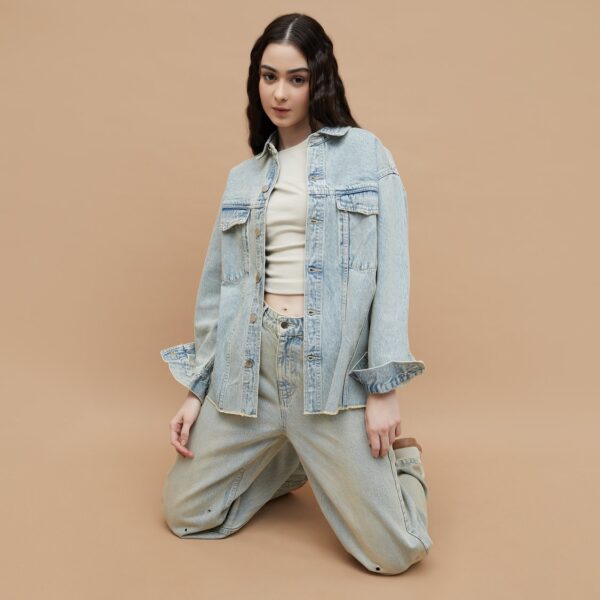 GINGER Washed Denim Shirt