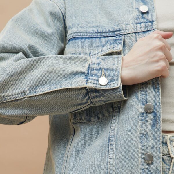 GINGER Washed Denim Shirt - Image 3