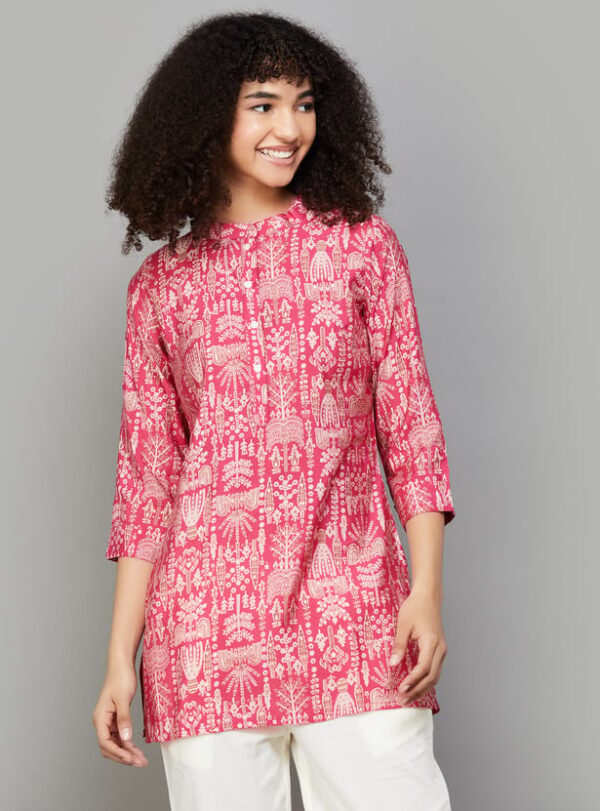 LIBAS Printed Staight Kurti - Image 2