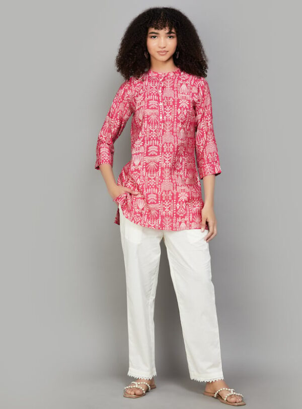 LIBAS Printed Staight Kurti - Image 3